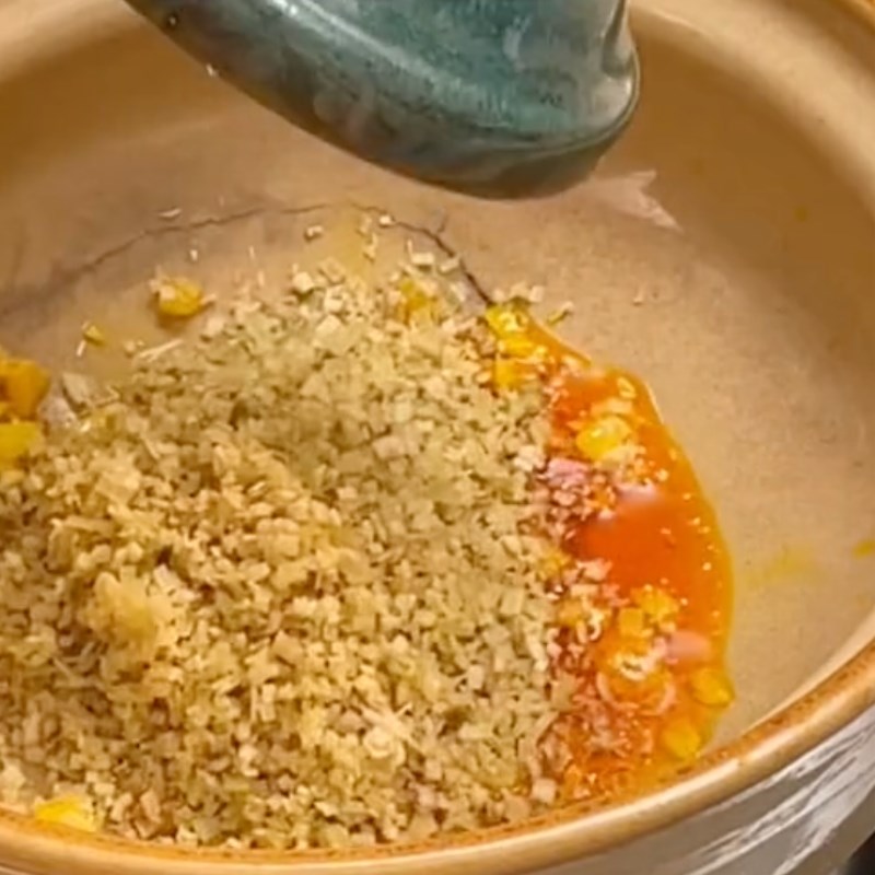 Bước 2 Kho đậu hũ với tương hột Đậu hũ kho tương (Công thức từ kênh Tiktok Bếp chay XANH)