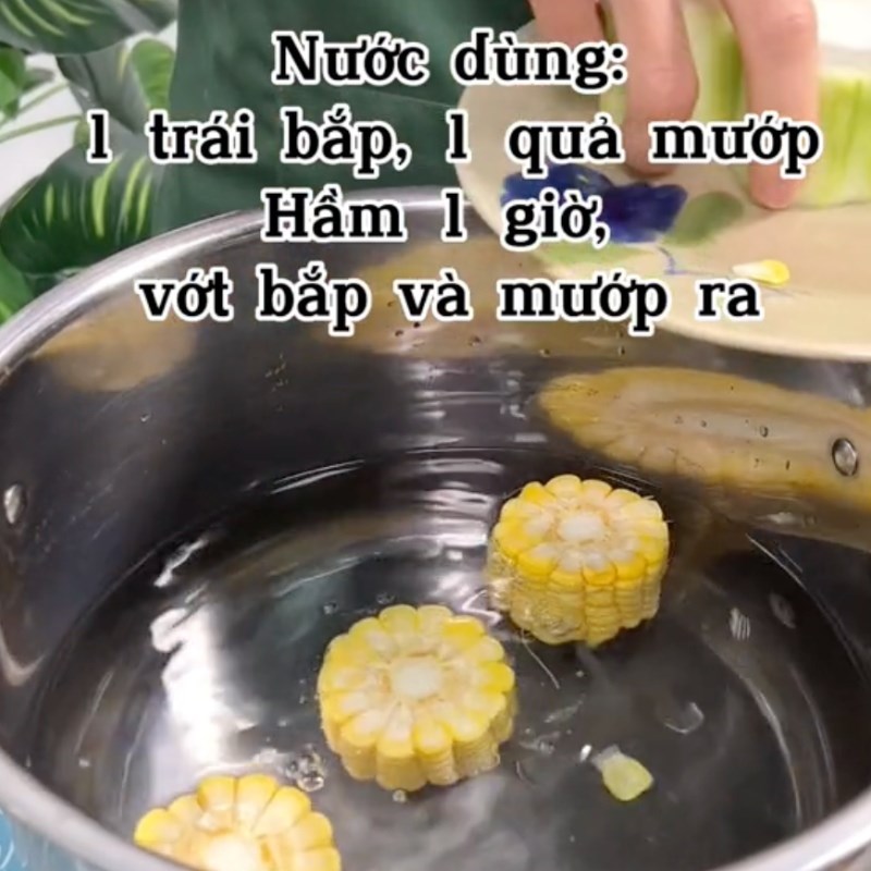 Bước 2 Nấu hầm rau củ Bún riêu chay (Công thức được chia sẻ bởi Tiktok Bếp chay XANH)