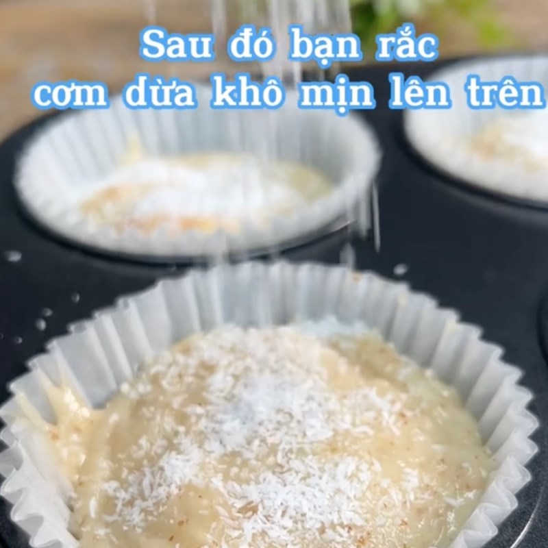 Bước 3 Nướng bánh bánh muffin bí đỏ chay (công thức từ kênh tiktok Bếp chay XANH)