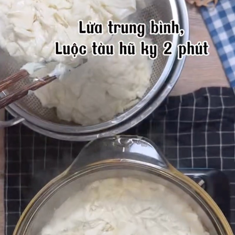 Bước 1 Sơ chế nguyên liệu Chả lụa tàu hủ ky tươi (Công thức được chia sẻ bởi Tiktok Bếp chay XANH)