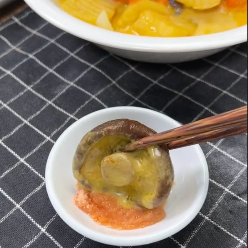 Bước 4 Thành phẩm Cà ri chay (Công thức từ kênh tiktok Bếp chay XANH)