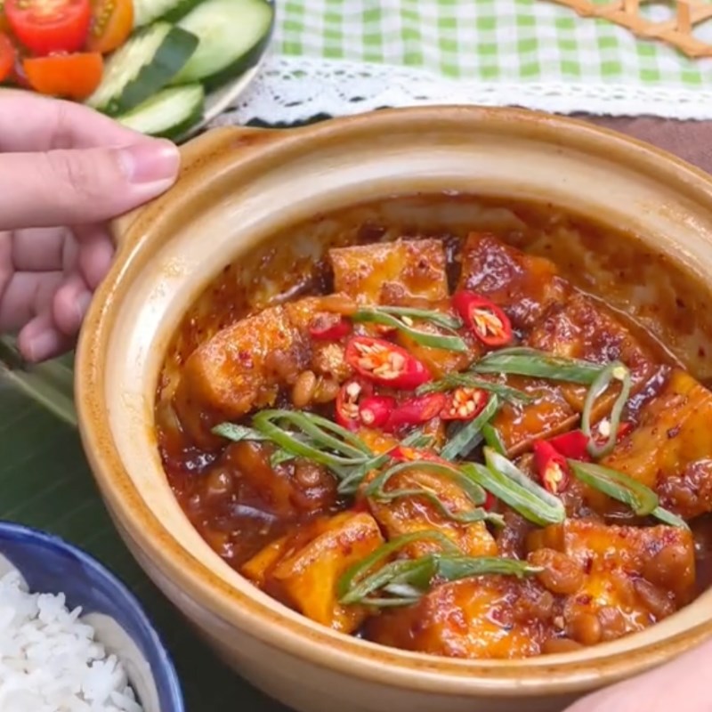 Bước 3 Thành phẩm Đậu hũ kho tương (Công thức từ kênh Tiktok Bếp chay XANH)