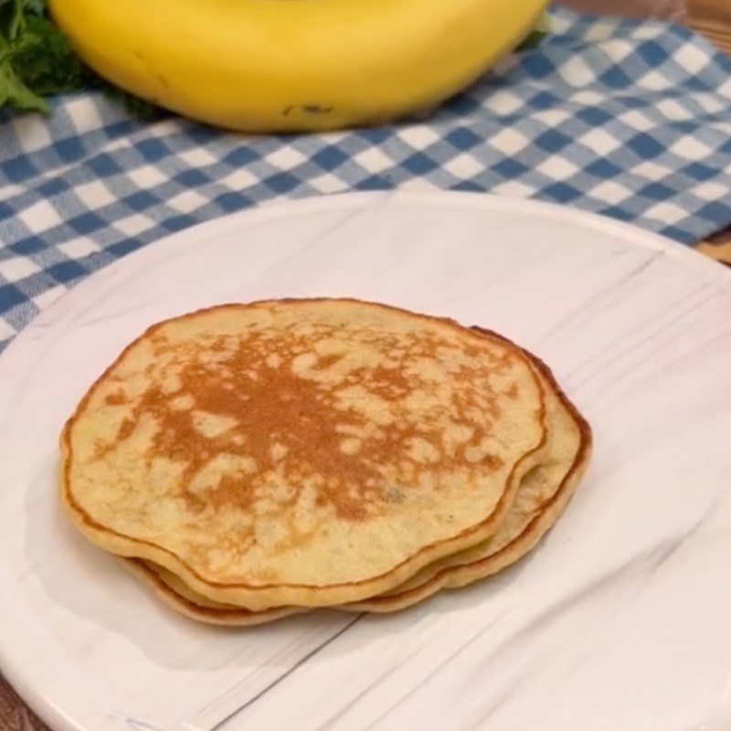 Bước 4 Thành phẩm Pancake chuối