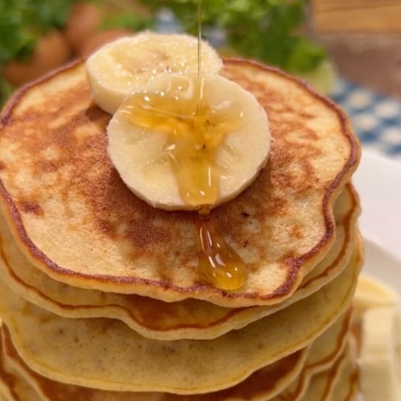 Bước 4 Thành phẩm Pancake chuối