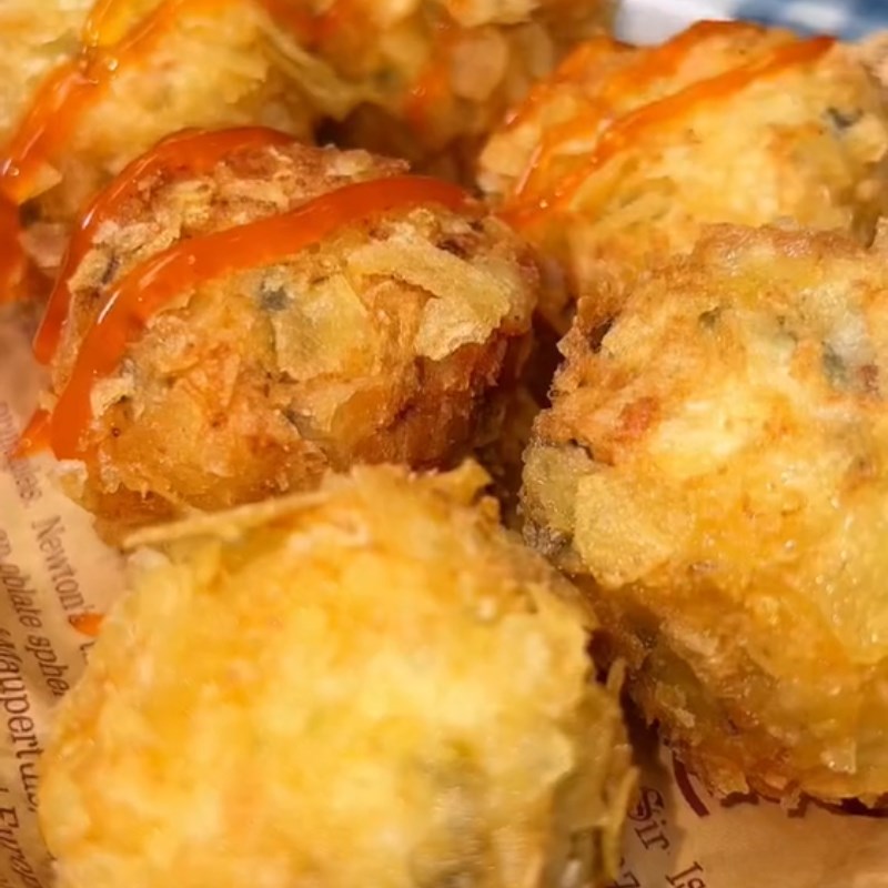 Bước 3 Thành phẩm Tôm viên phô mai (Công thức được chia sẻ từ Tiktok Vào bếp cùng Điện máy XANH)