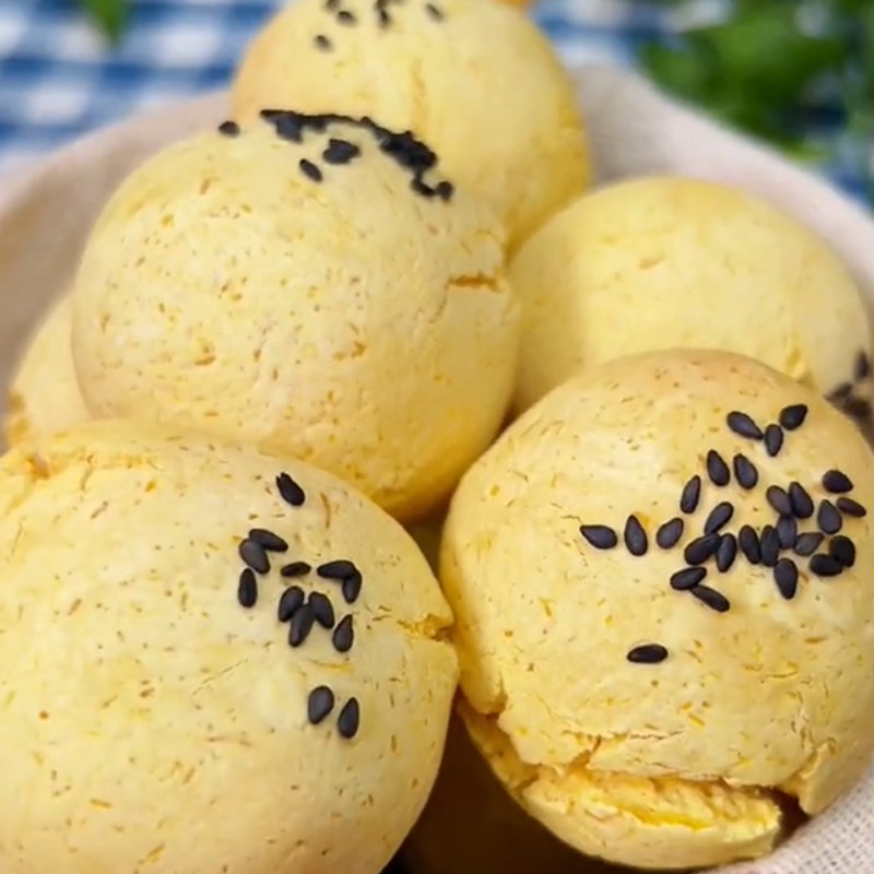 Bước 4 Thành phẩm Bánh mochi bí đỏ phô mai