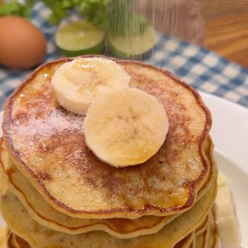 Bước 4 Thành phẩm Pancake chuối