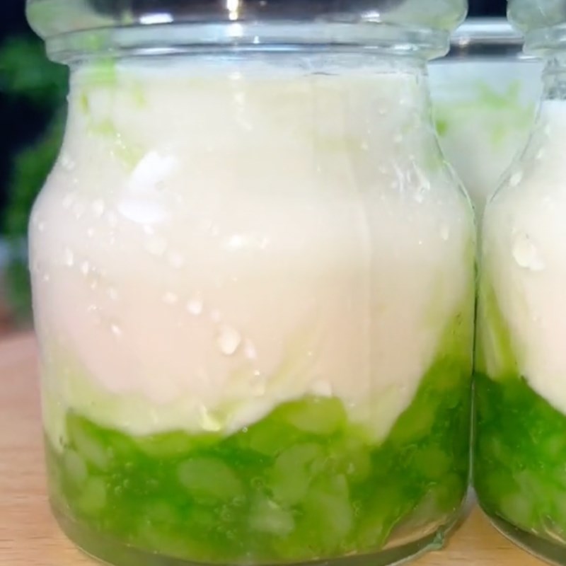 Bước 6 Thành phẩm Sữa chua phô mai cốm non (Công thức từ kênh tiktok Vào bếp Cùng Điện máy XANH)