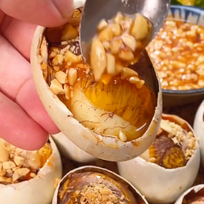 Bước 4 Thành phẩm Hột vịt lộn nướng (Công thức được chia sẻ từ TikTok Vào bếp cùng Điện máy XANH)