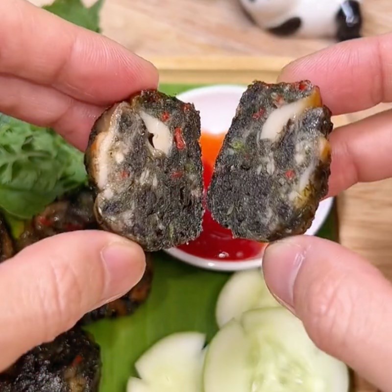 Bước 4 Thành phẩm Chả nấm thì là rong biển