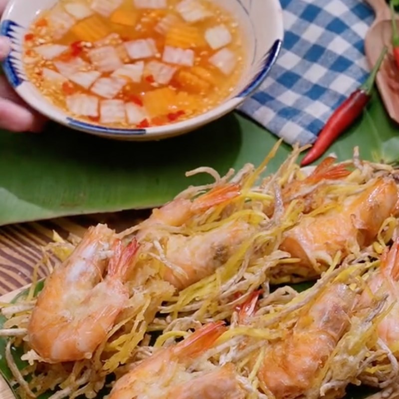 Bước 6 Thành phẩm Bánh tôm chiên khoai lang (Công thức từ kênh TikTok Vào bếp cùng Điện máy XANH!)