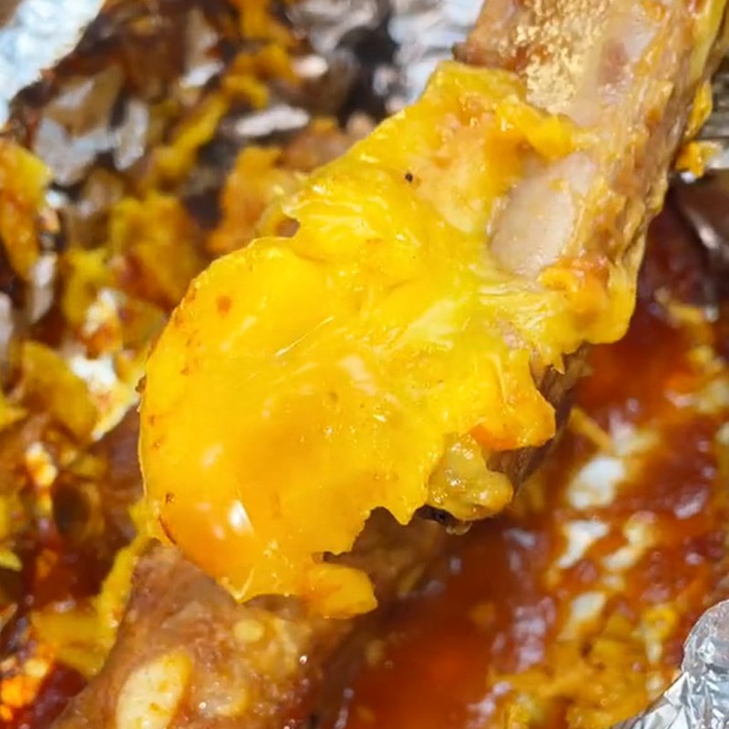 Bước 4 Thành phẩm Sườn nướng phô mai (Công thức được chia sẻ từ TikTok Vào bếp cùng Điện máy XANH)