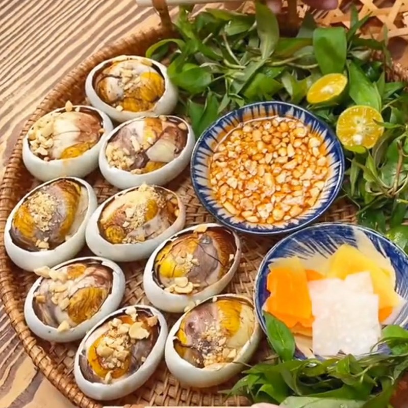 Bước 4 Thành phẩm Hột vịt lộn nướng (Công thức được chia sẻ từ TikTok Vào bếp cùng Điện máy XANH)