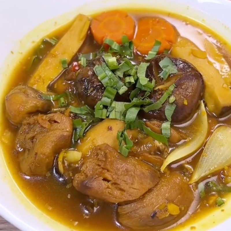 Bước 4 Thành phẩm Nấm kho sả nghệ