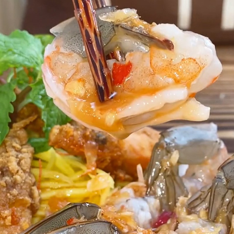 Bước 4 Thành phẩm Tôm sốt thái (Công thức được chia sẻ từ TikTok Vào bếp cùng KitchenAZ)