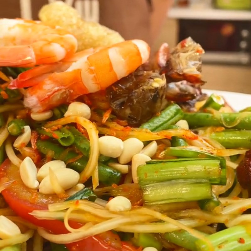 Bước 4 Thành phẩm Gỏi đu đủ thái lan (Công thức được chia sẻ từ TikTok Vào bếp cùng Điện máy XANH)