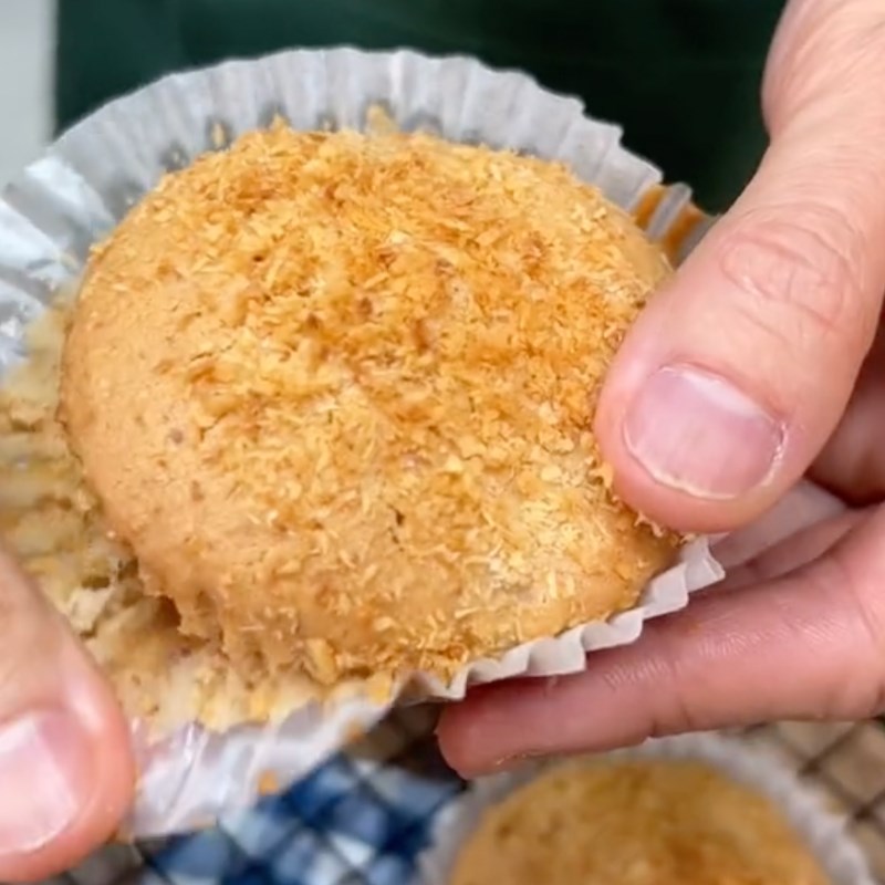 Bước 4 Thành phẩm bánh muffin bí đỏ chay (công thức từ kênh tiktok Bếp chay XANH)