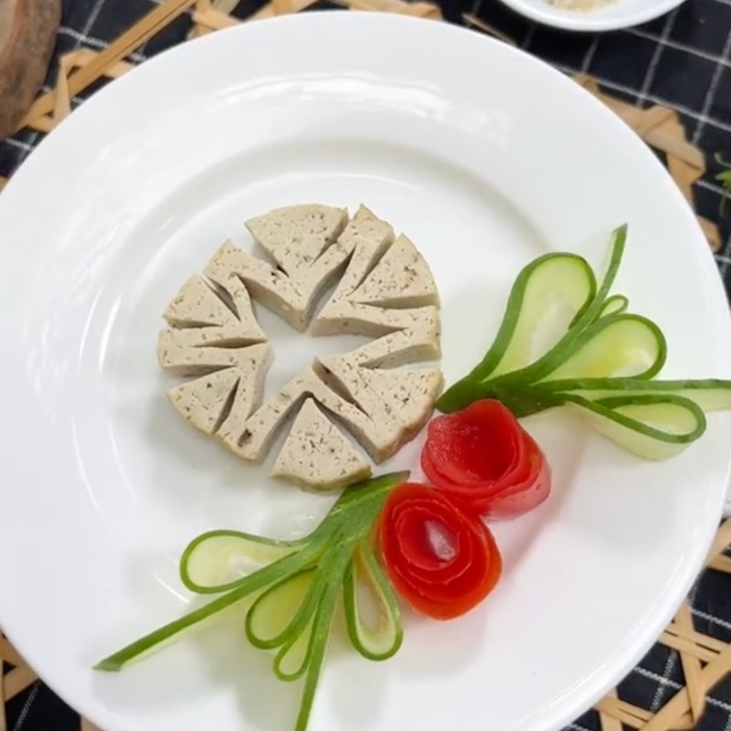 Bước 5 Thành phẩm Chả lụa tàu hủ ky tươi (Công thức được chia sẻ bởi Tiktok Bếp chay XANH)