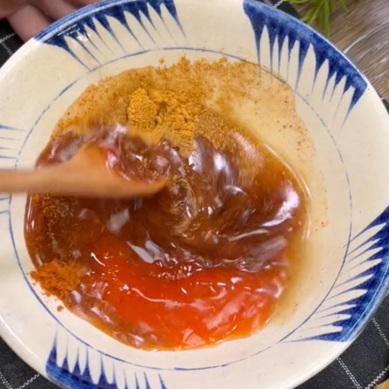 Bước 2 Ướp nguyên liệu Cà ri chay (Công thức từ kênh tiktok Bếp chay XANH)