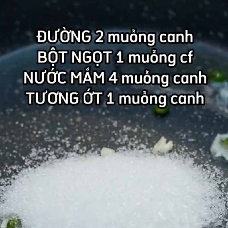 Bước 3 Xốt nước mắm Cơm chiên muối ớt xanh (Công thức từ kênh Tiktok Vào bếp cùng Điện máy XANH)