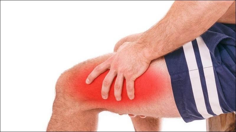 Hãy đến gặp bác sĩ nếu bạn cảm thấy đùi sưng đau