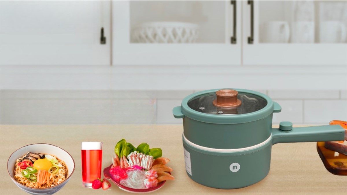 Các mẫu ca nấu mì 2 tầng