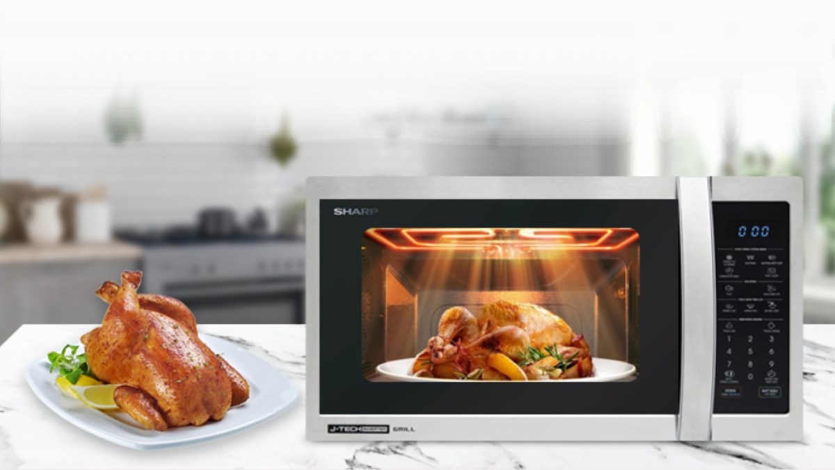 Lò vi sóng có nướng Sharp
