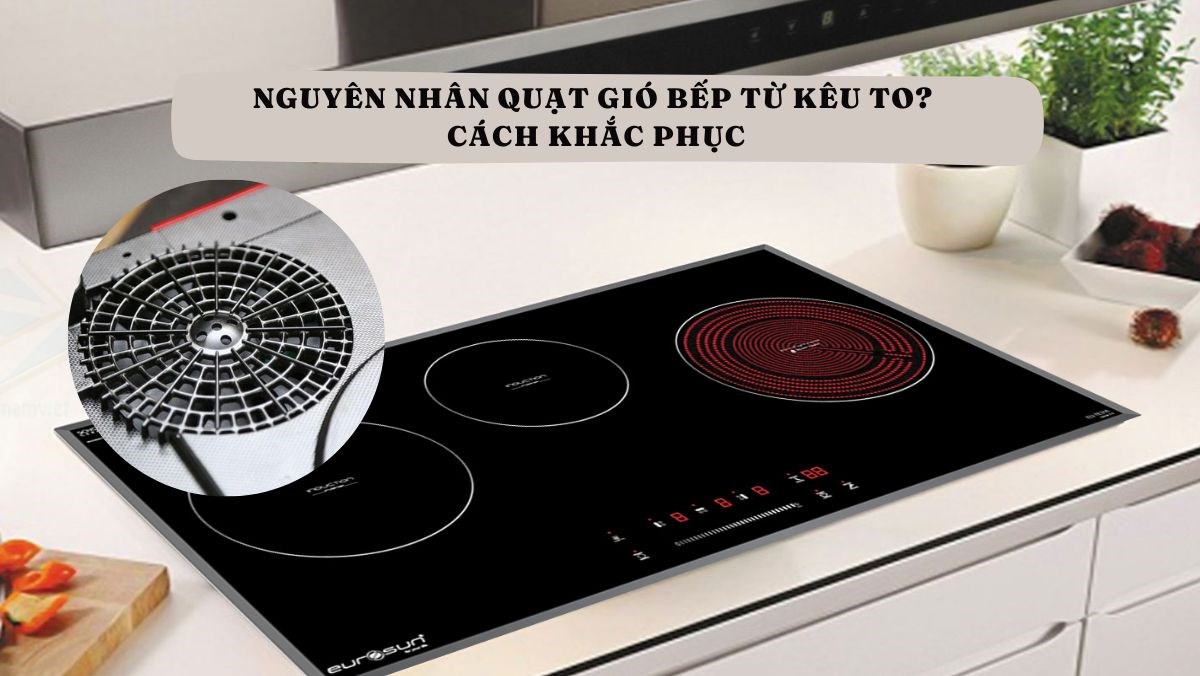 Nguyên nhân quạt gió bếp từ kêu to