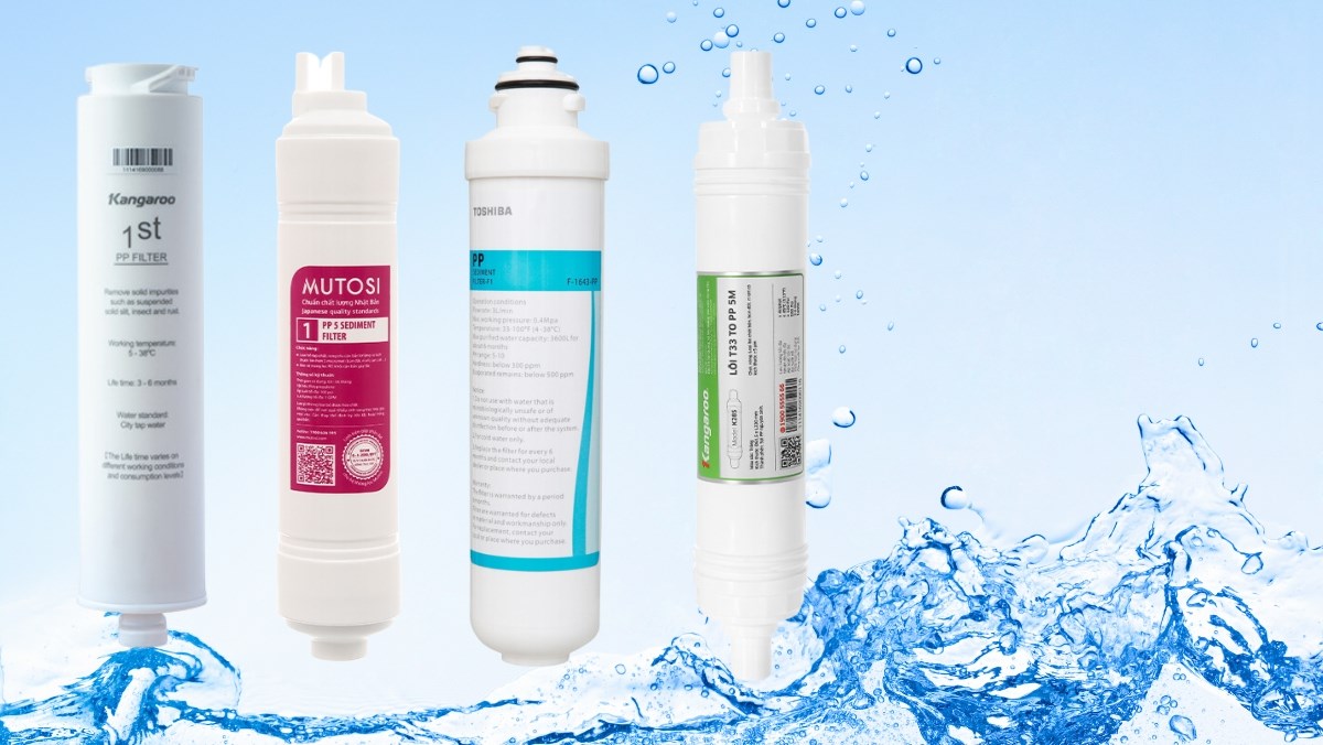 Top 4 lõi lọc nước số 1 chính hãng