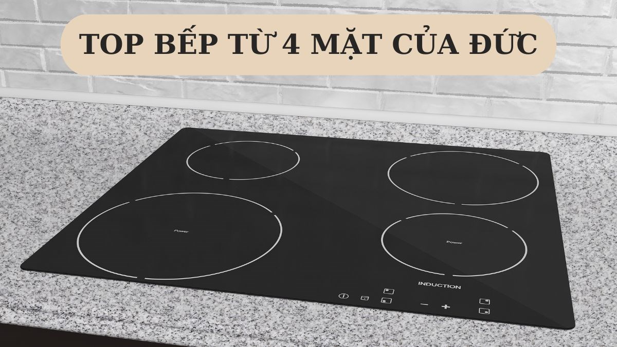 Top bếp từ 4 mặt của Đức