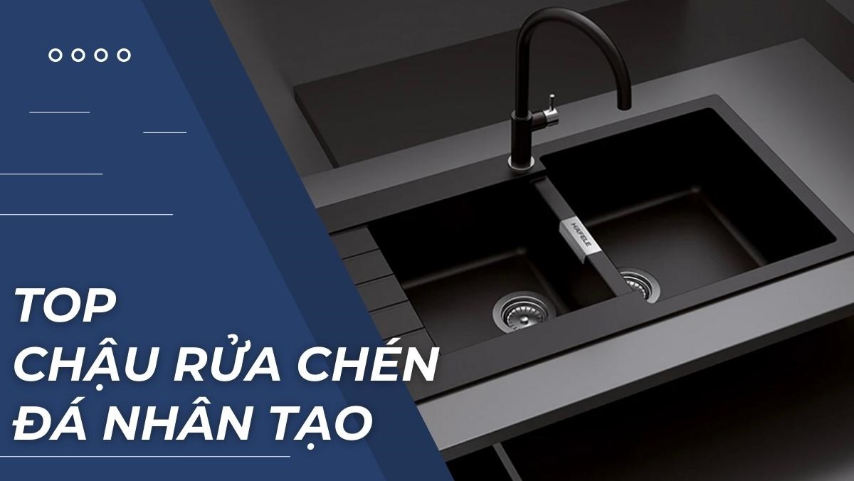 Top chậu rửa chén đá nhân tạo