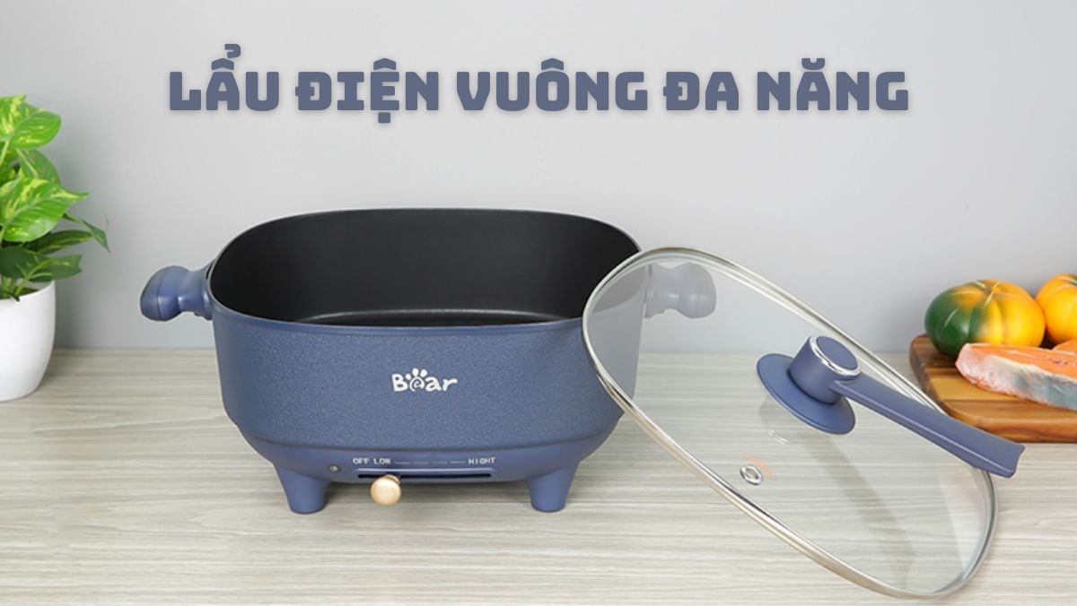 Top lẩu điện vuông đa năng