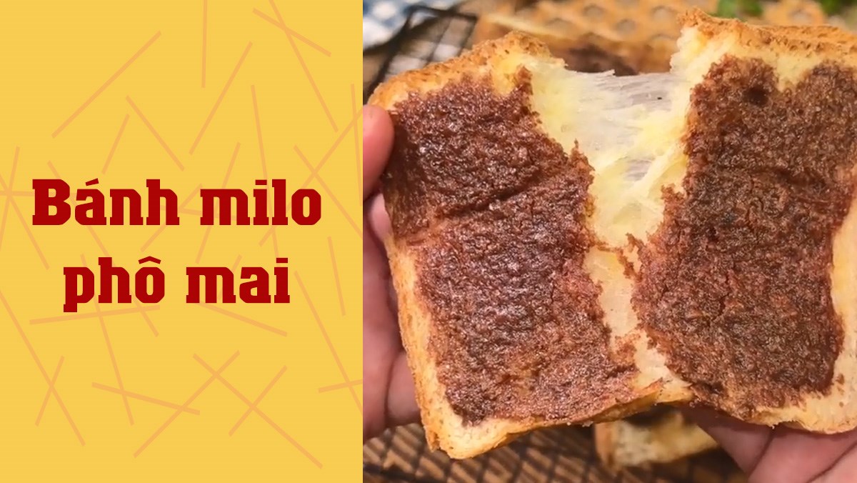 Bánh milo phô mai (Công thức được chia sẻ từ TikTok Vào bếp cùng Điện máy XANH)