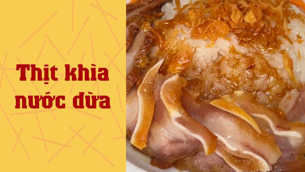 Thịt khìa nước dừa (Công thức được chia sẻ từ TikTok Vào bếp cùng Thitheonong.com)