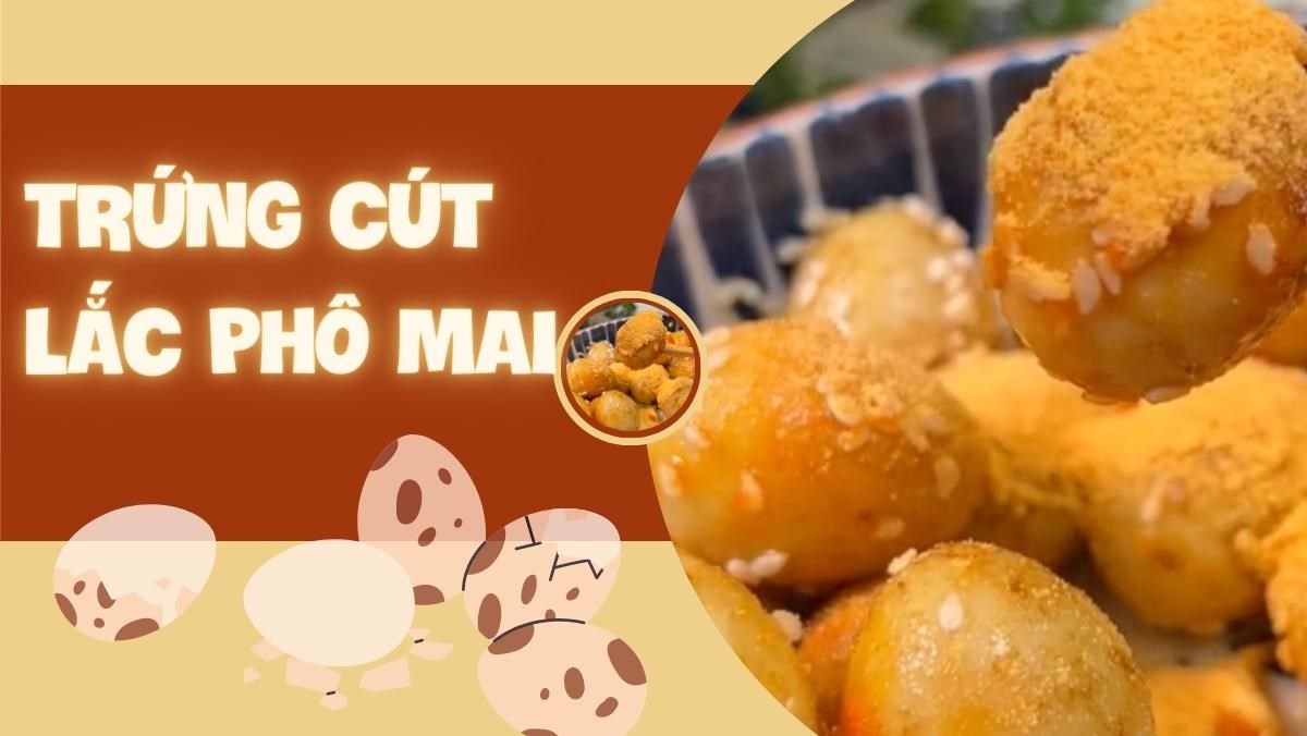 Trứng cút lắc phô mai (Công thức từ kênh tiktok Vào bếp Cùng Điện máy XANH)