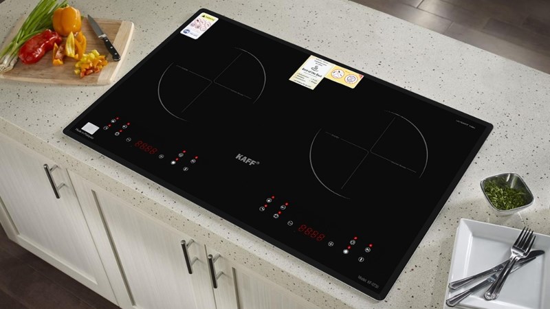 Bếp từ đ&ocirc;i lắp &acirc;m KAFF KF-073II