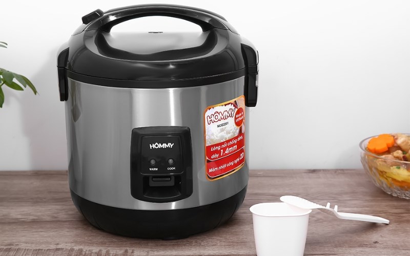 Nồi cơm nắp g&agrave;i Hommy 2.2 l&iacute;t NCG2201