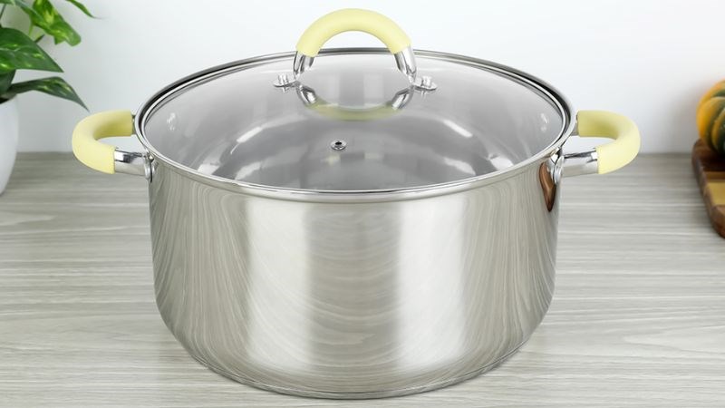 Nồi inox 3 đáy nắp kính 28 cm Delites CW-S042-28A