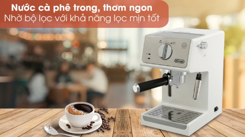 M&aacute;y pha c&agrave; ph&ecirc; Delonghi ECP33.21.W