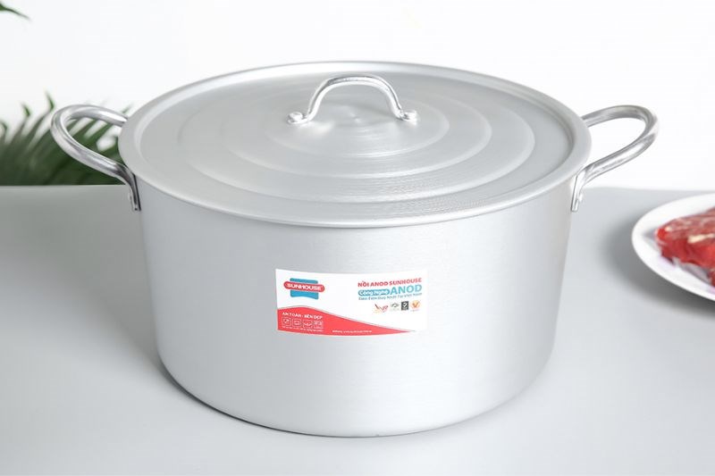 Nồi nh&ocirc;m anod 30 cm Sunhouse SHG2730SA