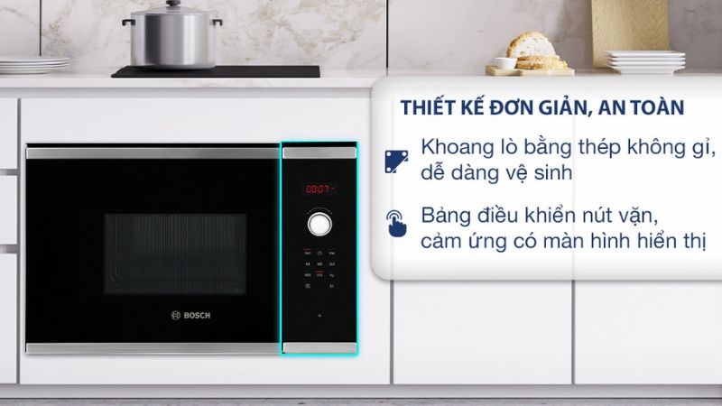 L&ograve; vi s&oacute;ng &acirc;m Bosch BFL523MS0B 20 l&iacute;t 