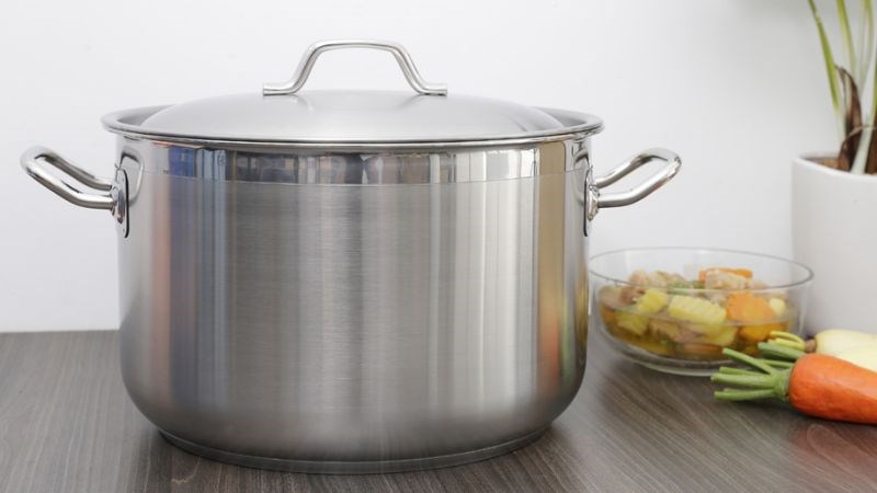 Nồi inox 3 đ&aacute;y nắp inox 32 cm Fivestar N32-3D