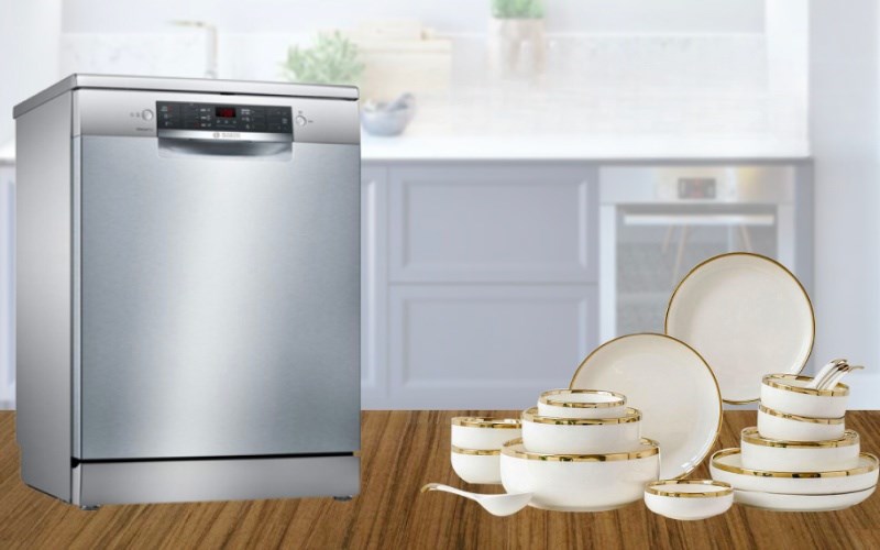 M&aacute;y rửa ch&eacute;n độc lập Bosch SMS46GI01P TGB