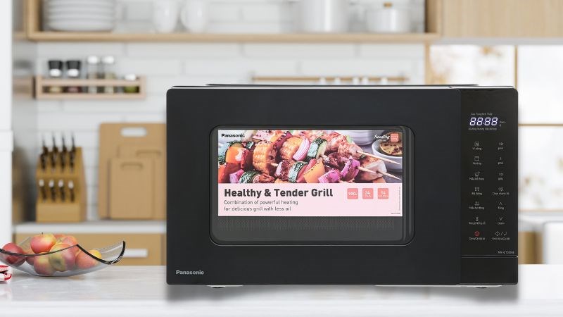 L&ograve; vi s&oacute;ng c&oacute; nướng Panasonic NN-GT35NBYUE 24 l&iacute;t
