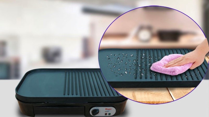 Vệ sinh bếp nướng điện