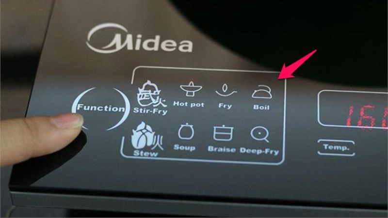 Cách điều chỉnh nhiệt độ bếp từ