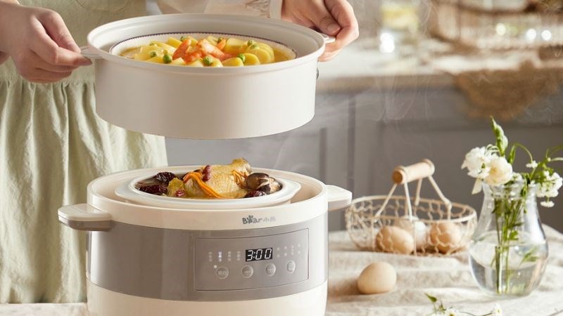 Lưu &yacute; khi sử dụng nồi nấu chậm Bear