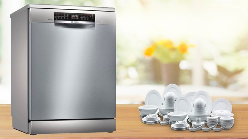 M&aacute;y rửa ch&eacute;n độc lập Bosch SMS6ZCI49E