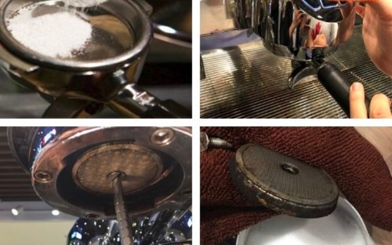 Vệ sinh họng pha m&aacute;y pha c&agrave; ph&ecirc;