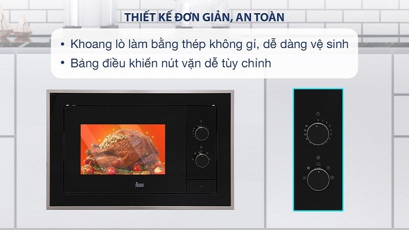 Lò vi sóng âm Teka ML 820 BI 20 lít